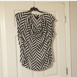 Worthington Striped Top 2X